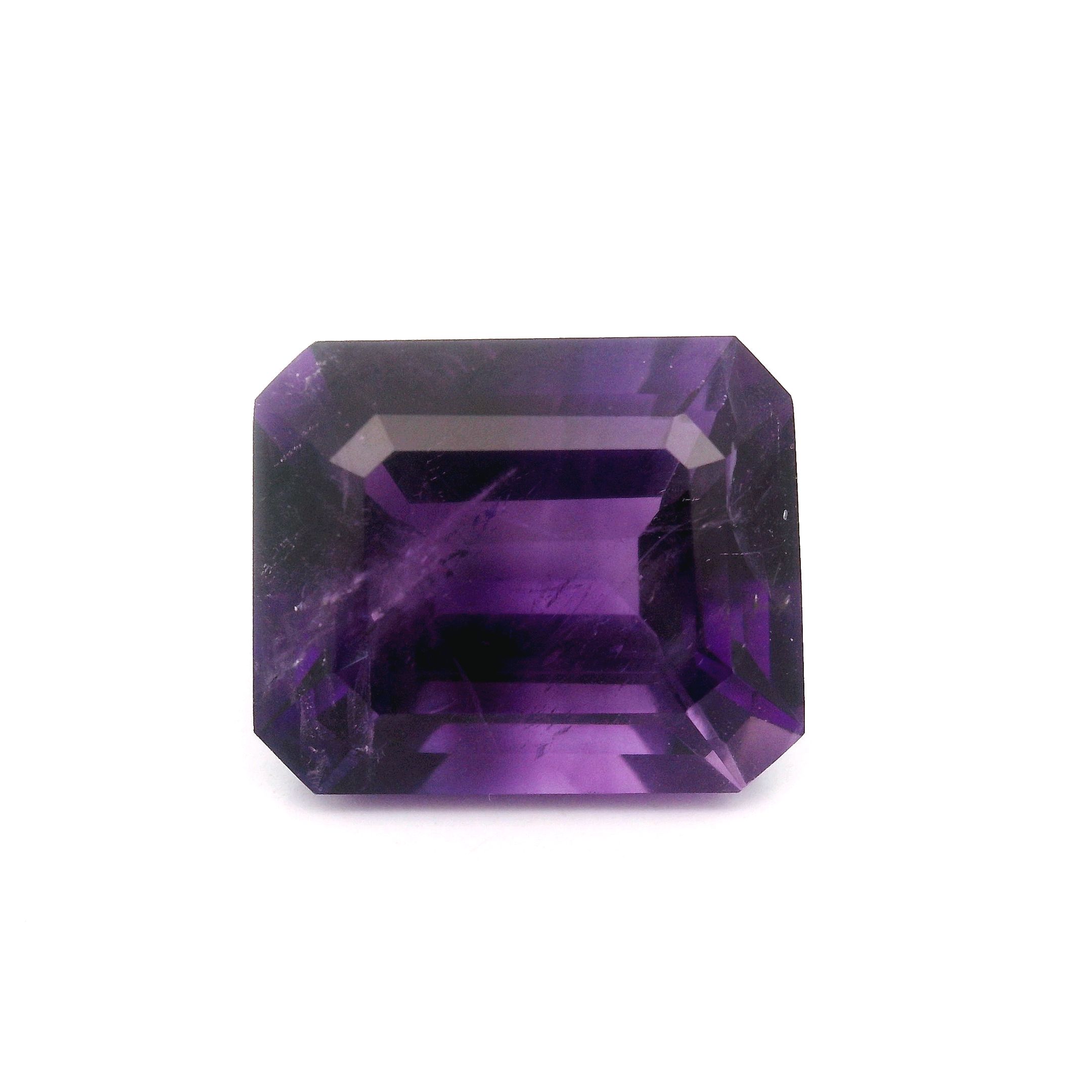 Ametyst 5,95 ct, purpurowy, szlif ośmiokątny