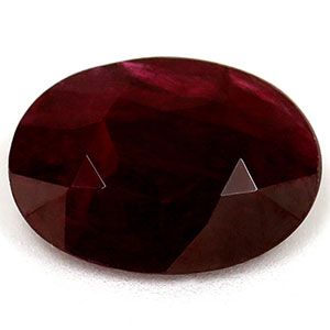 RUBY FACETED 1.05ct RED Deep Red SI REST_OF_AFRICA HEATED