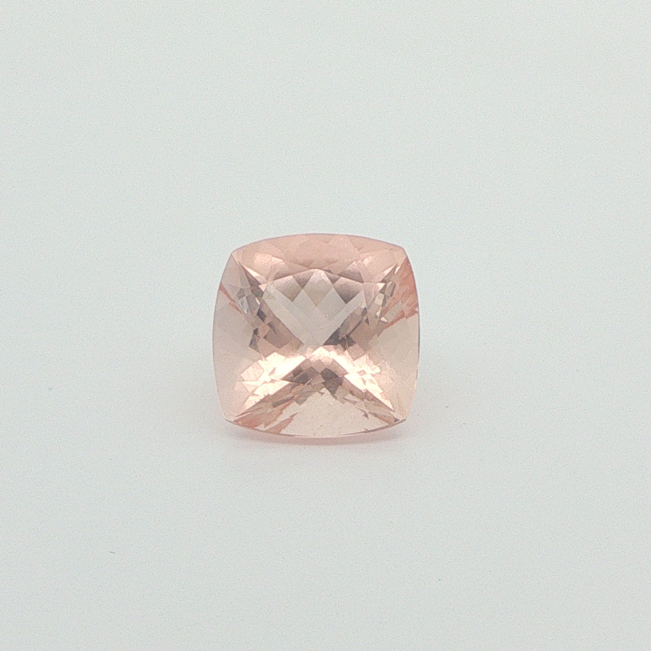 5.51 ct Cushion Morganite