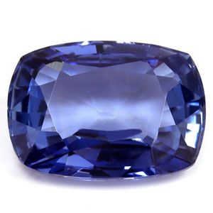 Szafir 3,40 ct, niebieski, szlif cushion