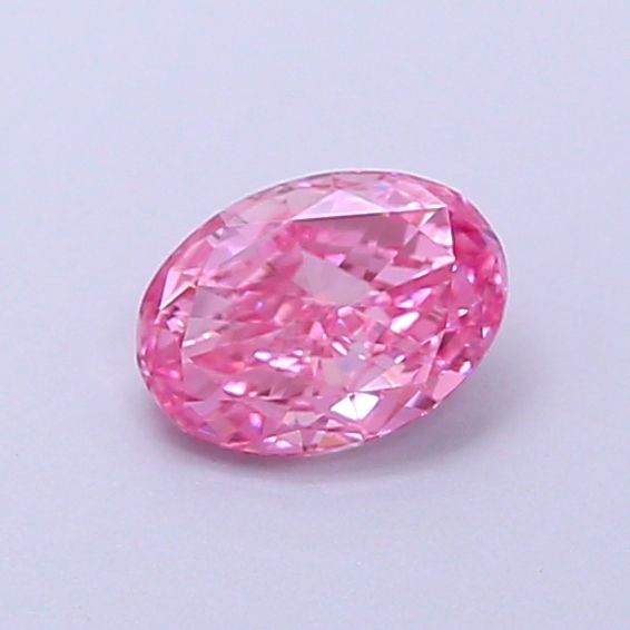 0.32 CT Fancy Vivid Pink OVAL