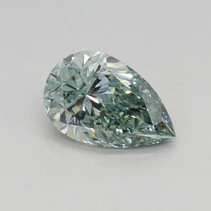 0.29 CT Fancy Vivid Green PEAR