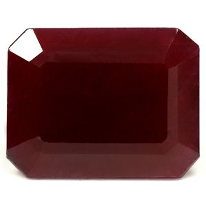 Rubin 10,32 ct, czerwony, szlif szmaragdowy