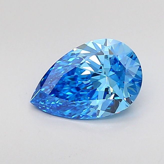 1.01 CT Fancy Vivid Blue PEAR