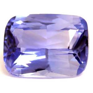 Szafir 1,10 ct, niebieski, szlif cushion