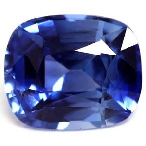 Szafir 1,08 ct, niebieski, szlif cushion