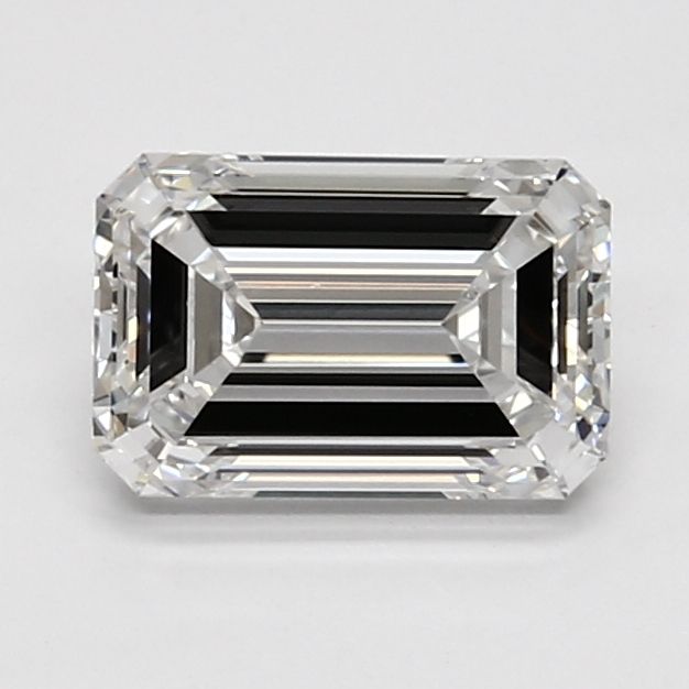 Diamant Émeraude 1.68 ct - Couleur E - Pureté VVS2