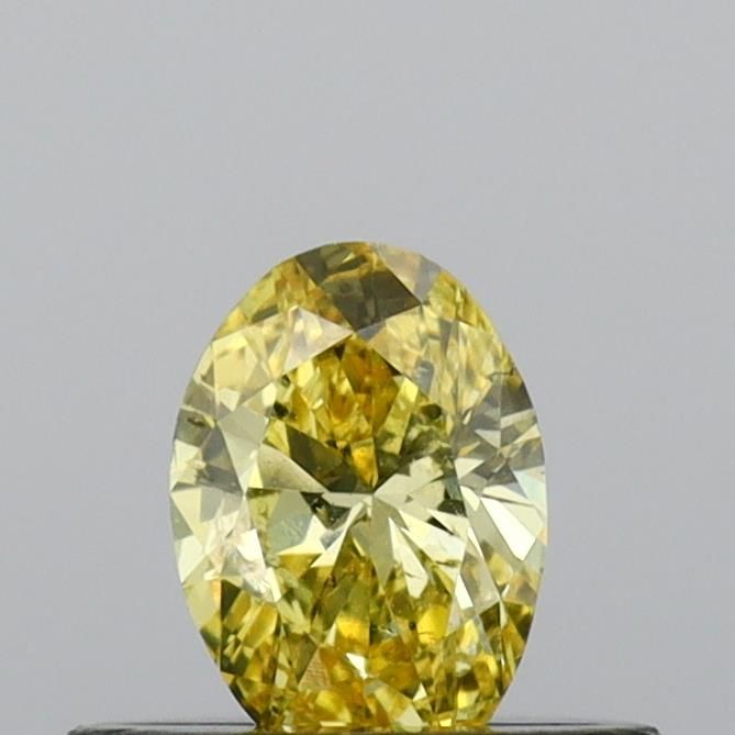 0.3 CT Fancy Vivid Yellow OVAL