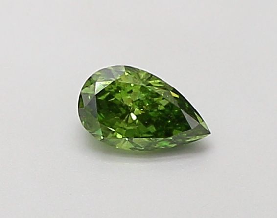 0.26 CT Fancy Vivid Green PEAR
