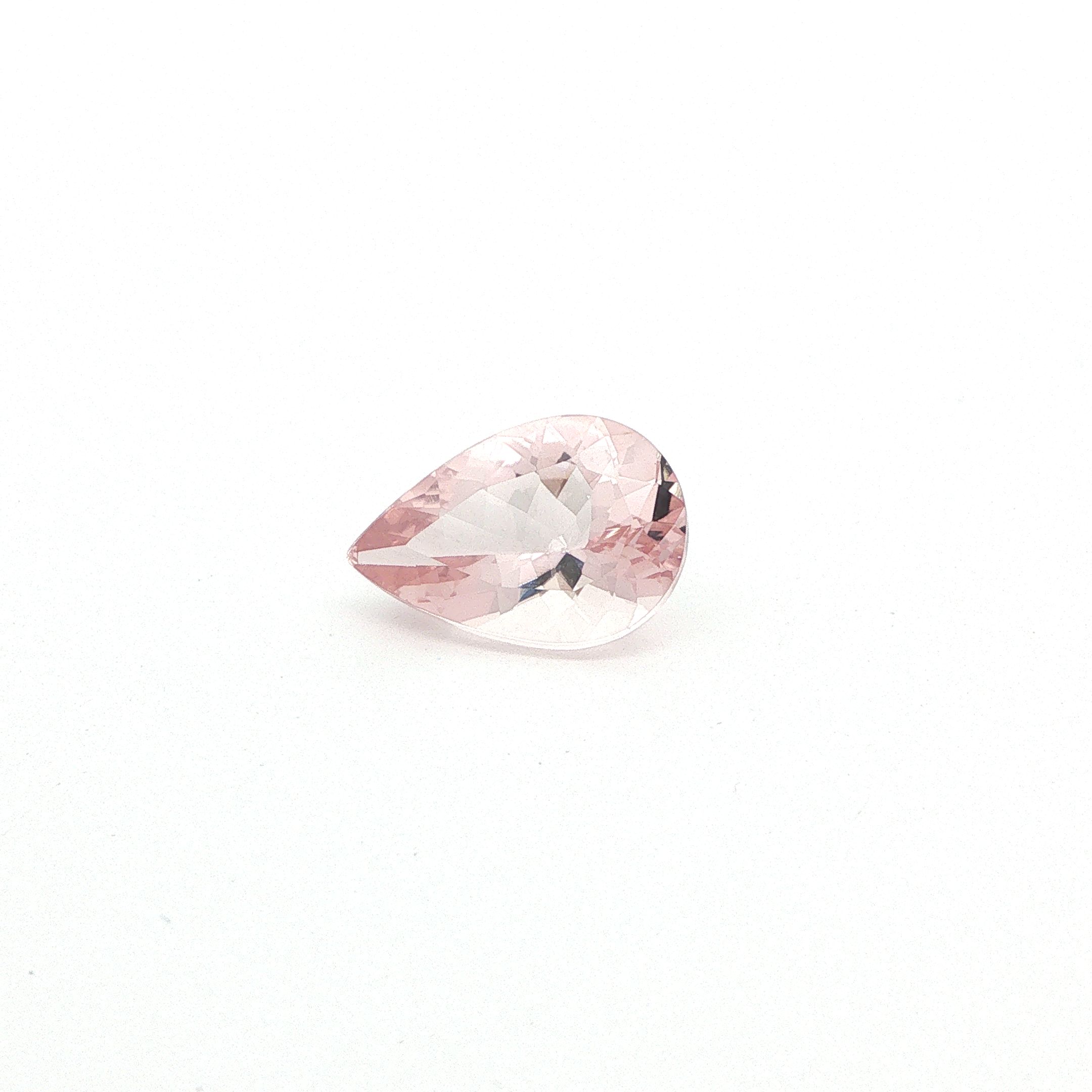 5.3 ct Pear Morganite