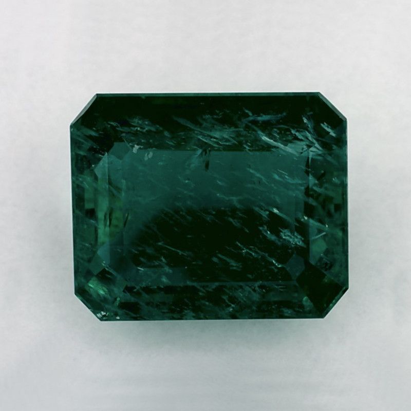 Szmaragd 9,55 ct, zielony, szlif ośmiokątny