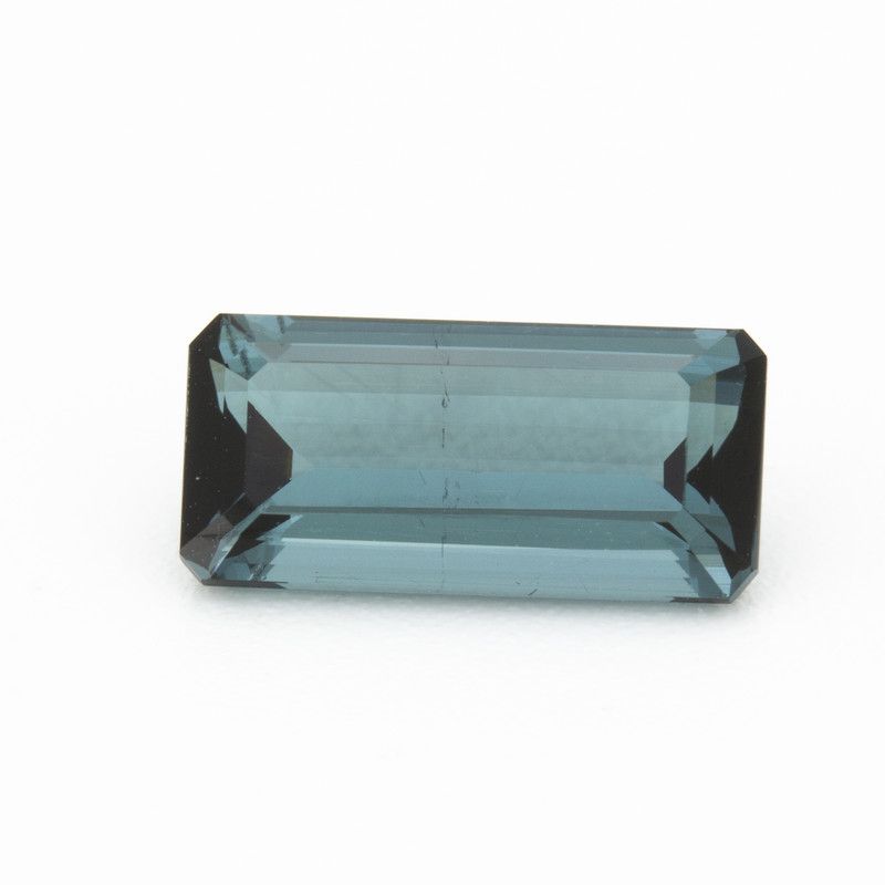 Turmalin 2,42 ct, niebieski, szlif szmaragdowy