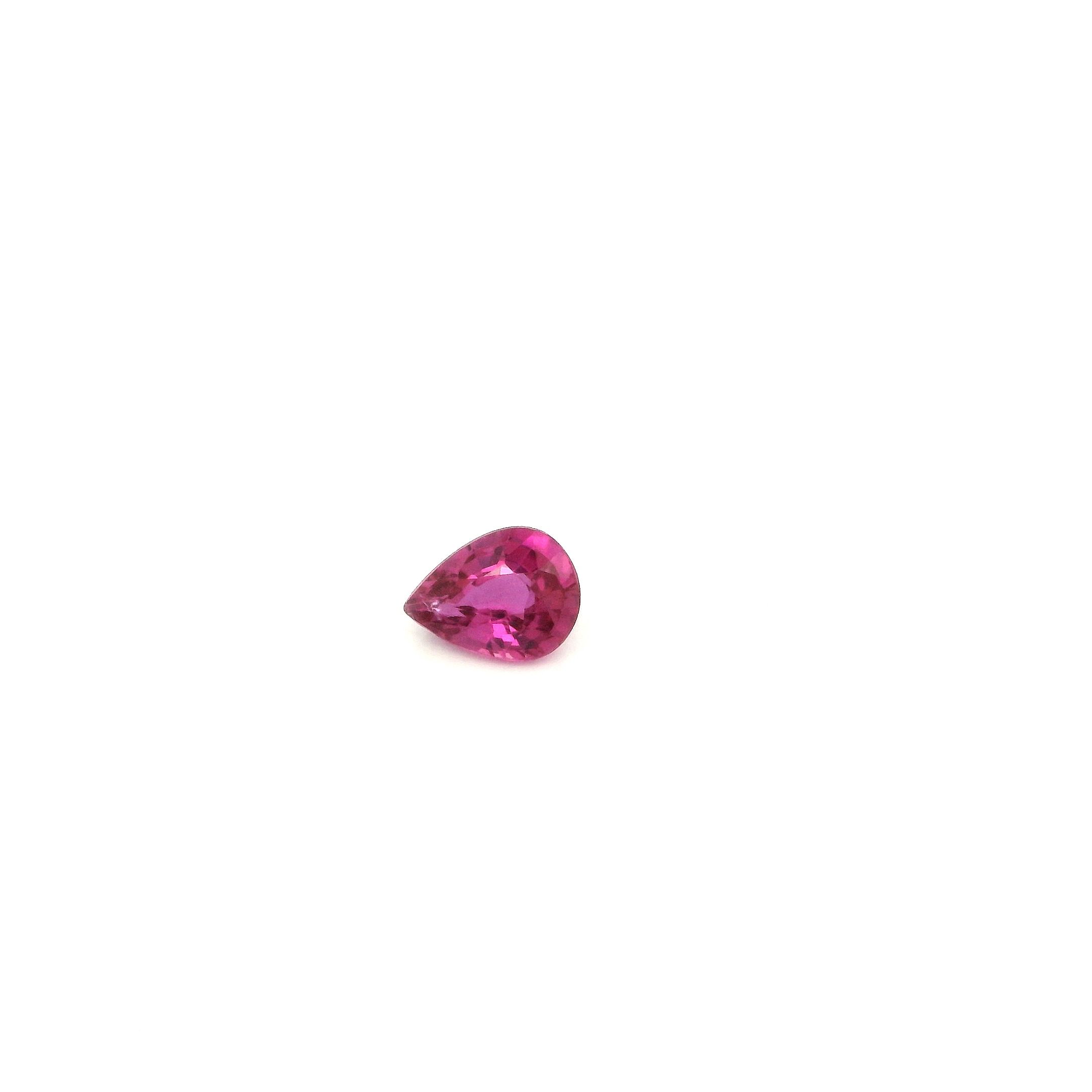 RUBY FACETED 0.32ct RED Intense SI MOZAMBIQUE NONE