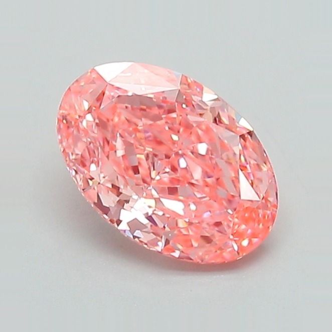 1.02 CT Fancy Vivid Pink OVAL