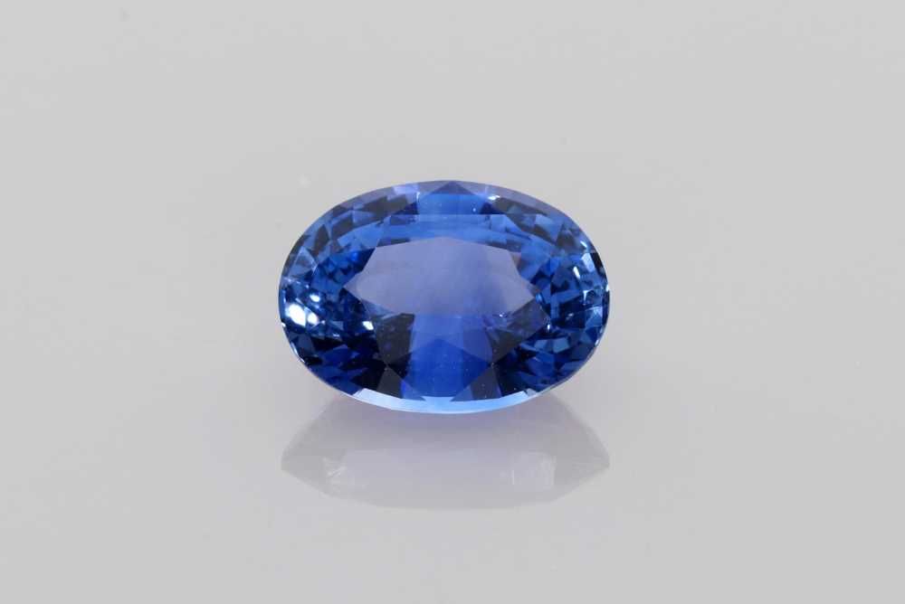SAPPHIRE FACETED 2.21ct BLUE BLUE SI SRILANKA HEATED