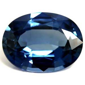 Szafir 1,27 ct, niebieski, szlif owalny