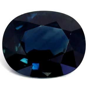 Szafir 3,64 ct, niebieski, szlif owalny