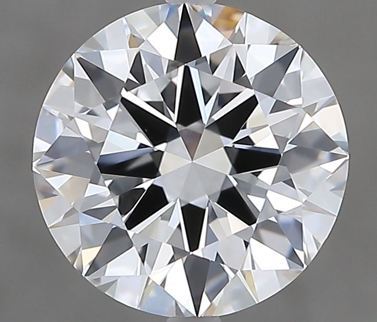 ROUND 2.4 Ct  E VVS1 EX EX NON