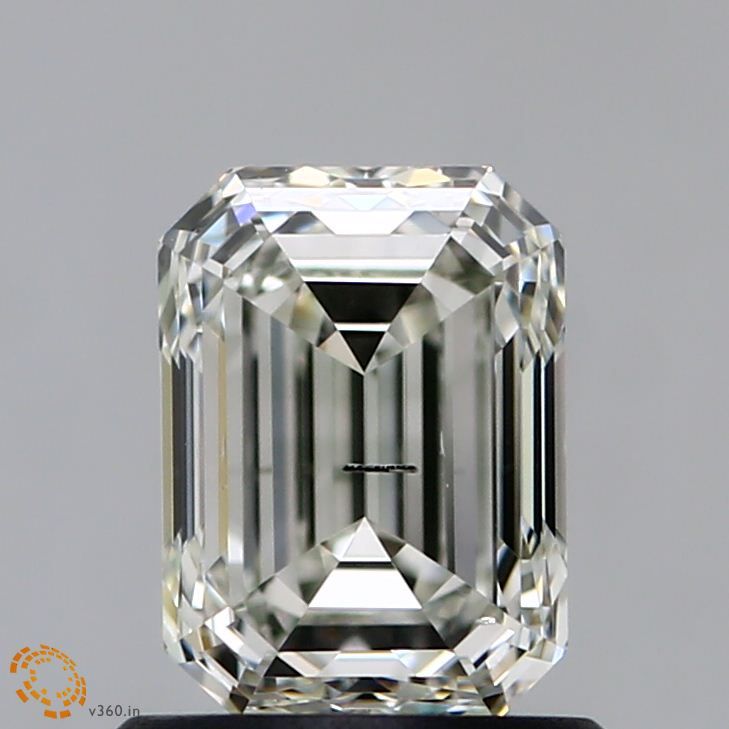 1.01 CT Fancy Light Green EMERALD