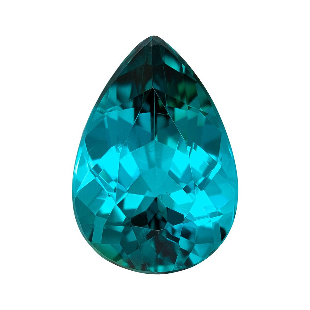 TOURMALINE FACETED 2.2ct BLUE SI BRAZIL HEATED