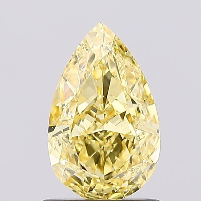 1.04 CT Fancy Vivid Yellow PEAR
