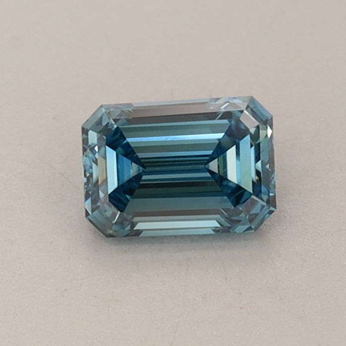 0.52 CT Fancy Vivid Blue EMERALD