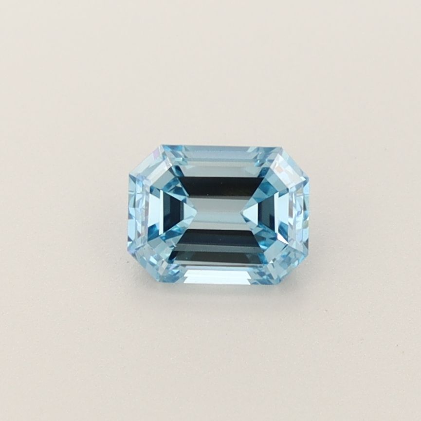 0.84 CT Fancy Intense Blue EMERALD