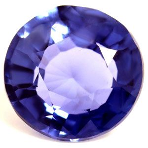 Szafir 1,04 ct, niebieski, szlif okrągły