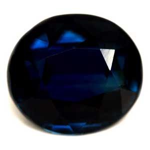 Szafir 1,02 ct, niebieski, szlif owalny