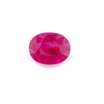 RUBY FACETED 2.11ct RED Red EC THAILAND HEATED