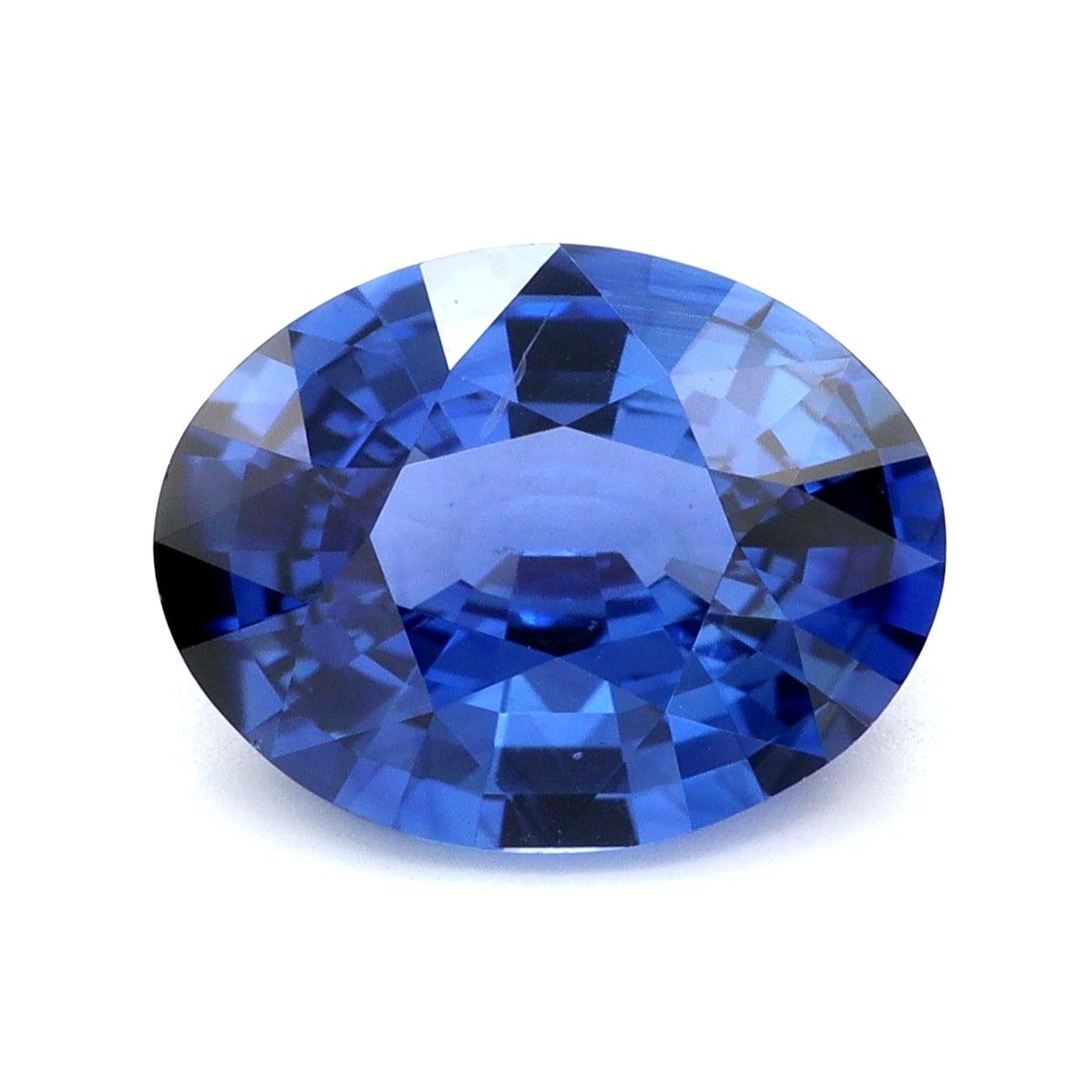 Szafir 1,99 ct, niebieski, szlif owalny