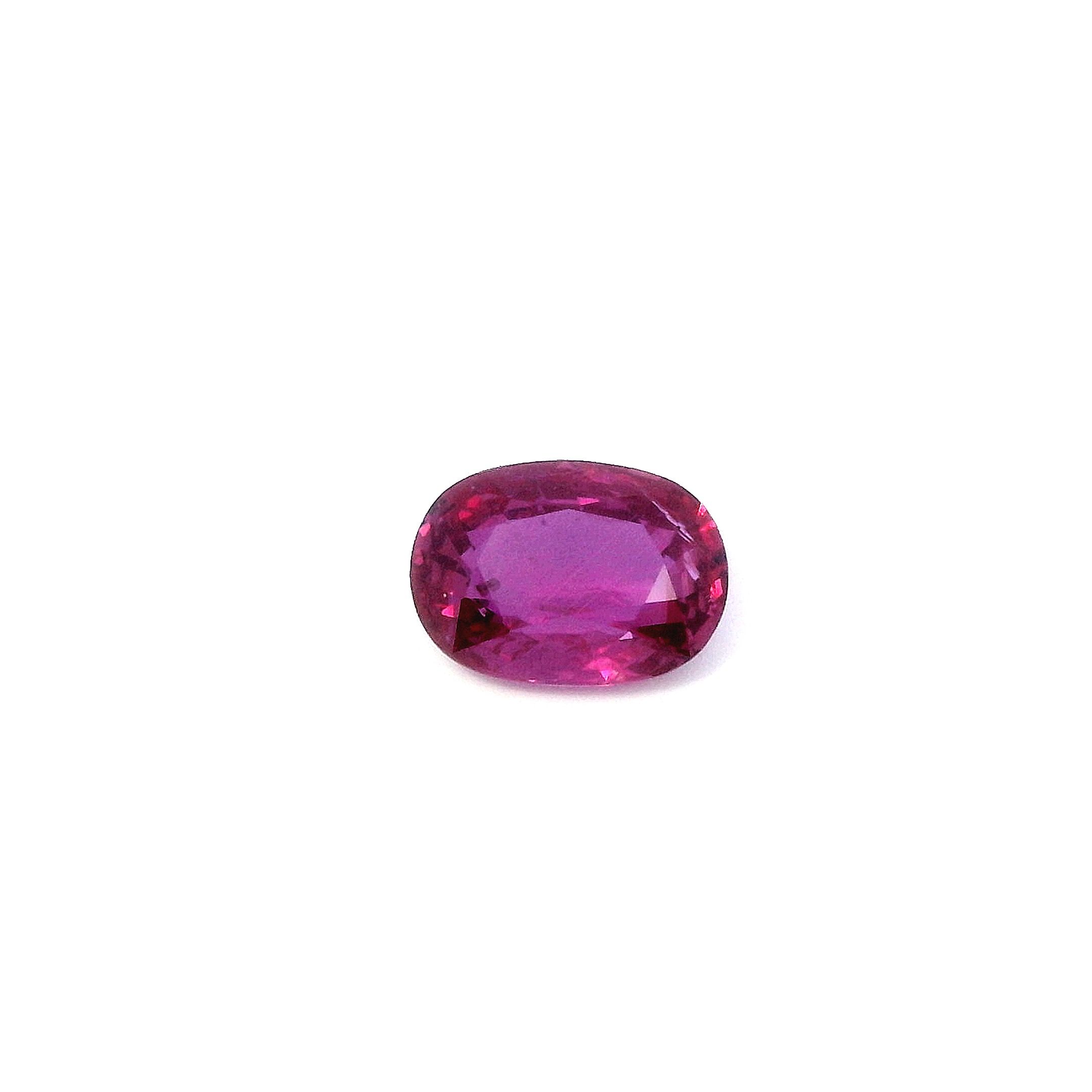 1.74 ct Oval ruby