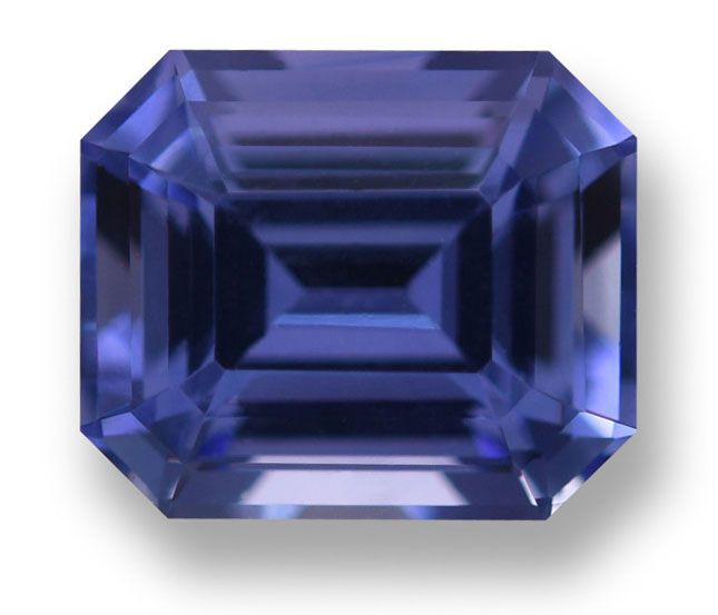 Szafir 1,59 ct, niebieski, szlif szmaragdowy