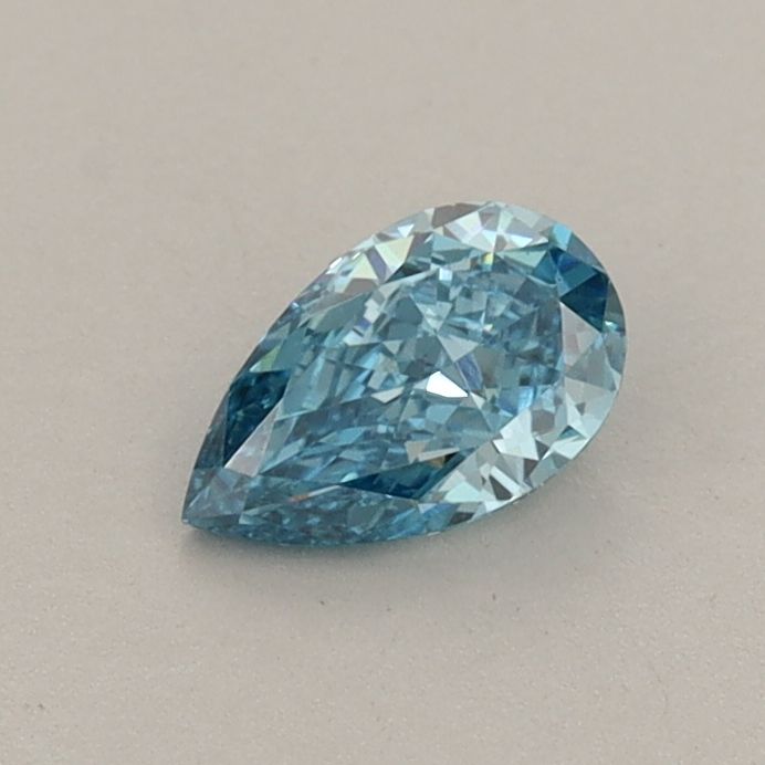 0.4 CT Fancy Vivid Blue PEAR