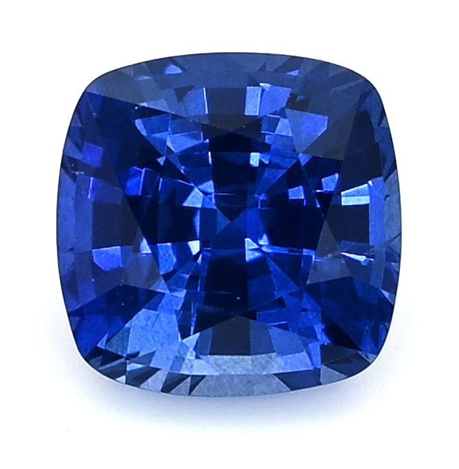 Szafir 1,02 ct, niebieski, szlif cushion
