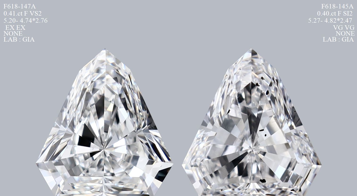 Prírodný diamant štít, SI2,...