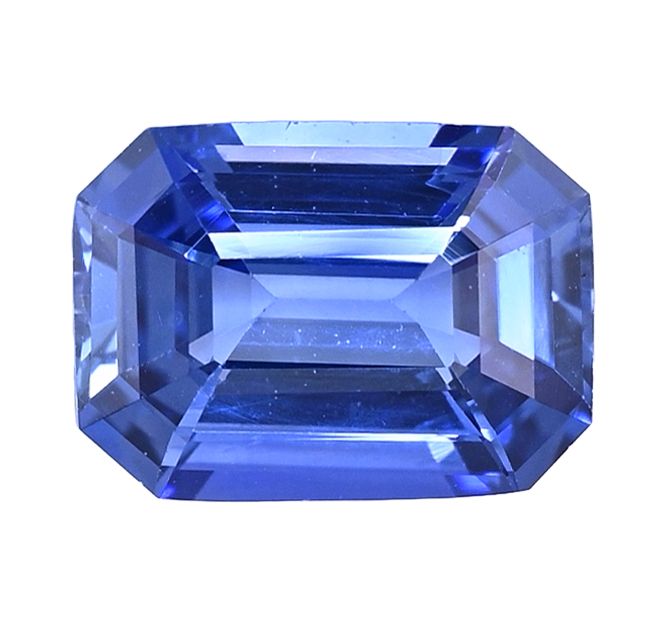 SAPPHIRE FACETED 0.96ct BLUE Blue EC SRILANKA HEATED