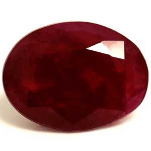 Rubin 2,17 ct, czerwony, szlif owalny