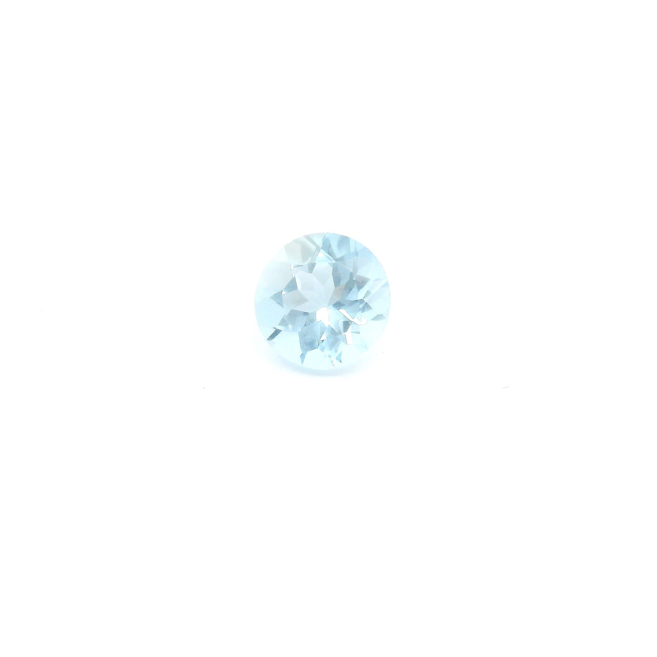 AQUAMARINE FACETED 0.5ct BLUE Light EC REST_OF_AFRICA HEATED
