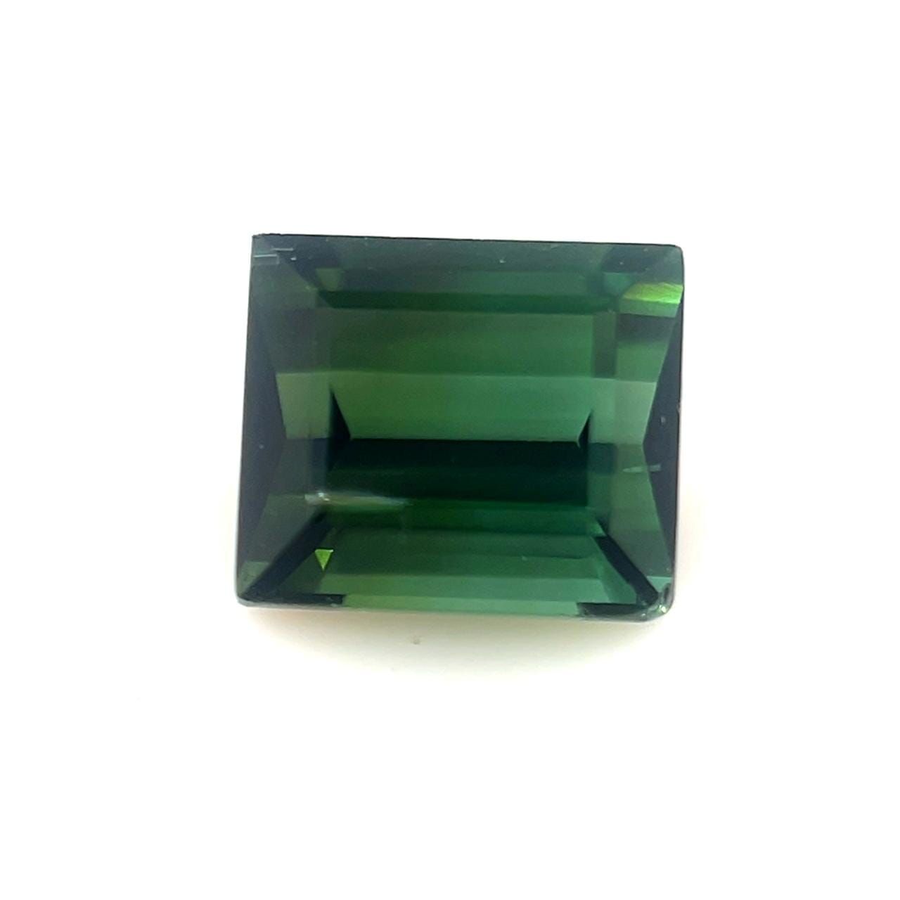 Turmalin 1,66 ct, zielony, szlif bagietka