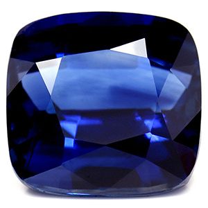 Szafir 7,58 ct, niebieski, szlif cushion