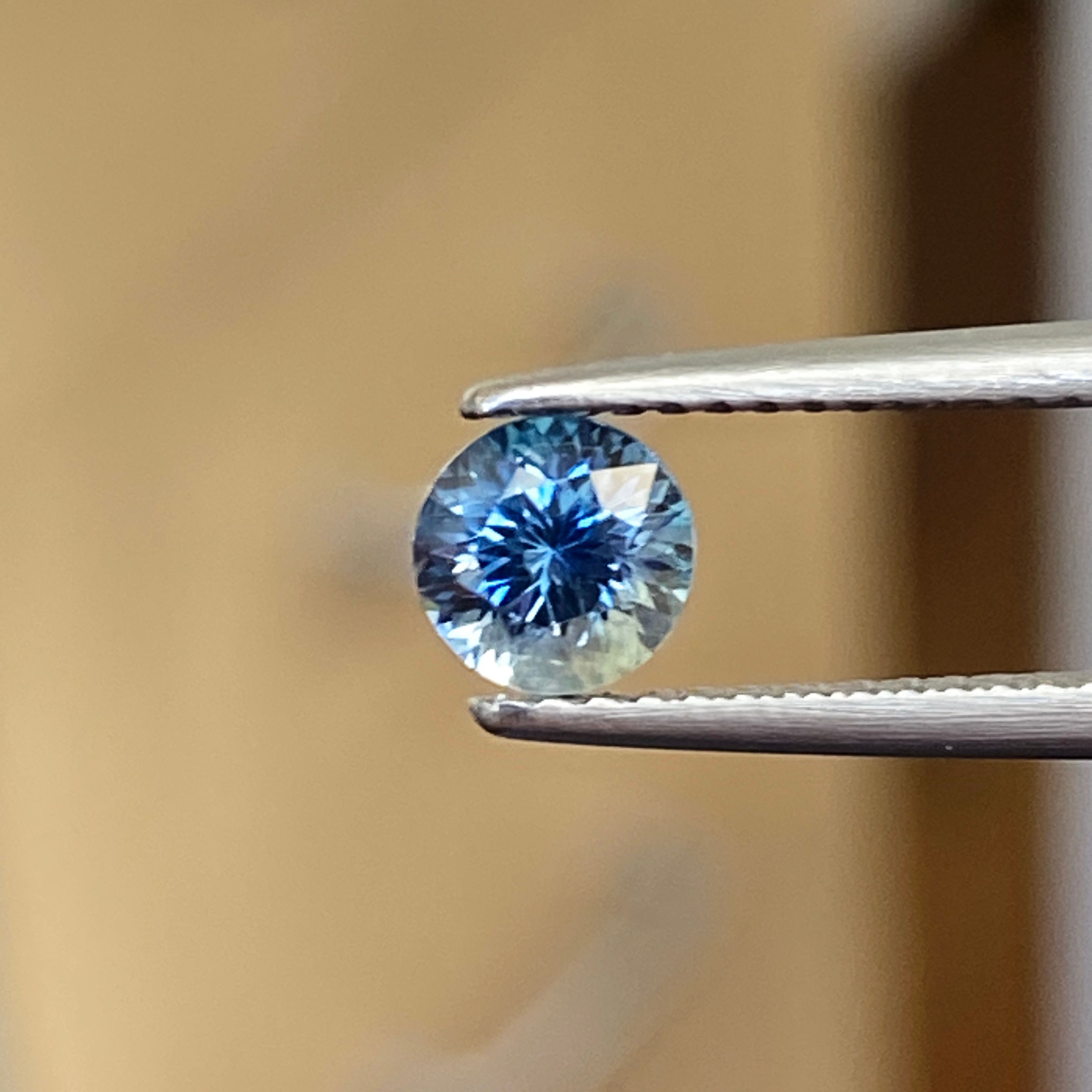 SAPPHIRE FACETED 0.74ct BLUE BLUE EC UNITEDSTATES HEATED