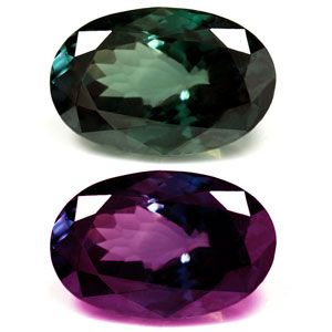 ALEXANDRITE FACETED 3.65ct GREEN Blue Green to Intense Purple EC BRAZIL NONE