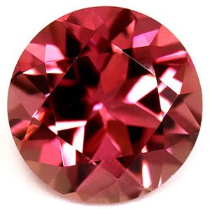 Turmalin 1,88 ct, różowy, szlif okrągły