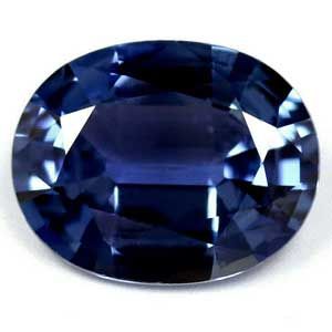 Szafir 2,96 ct, niebieski, szlif owalny
