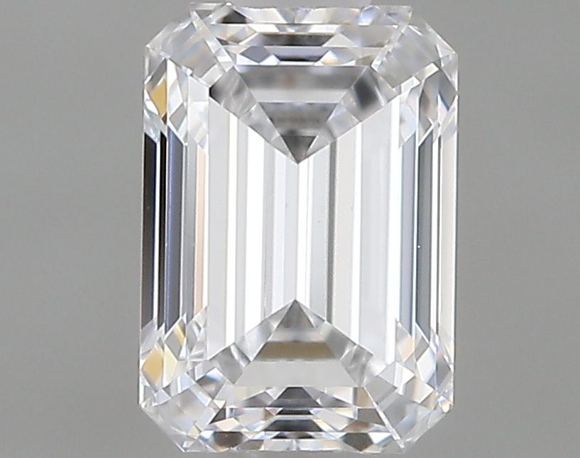 Prírodný diamant emerald, VVS2, D,... Prírodný diamant emerald, VVS2, D,...