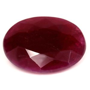 RUBY FACETED 3.83ct RED Deep Red SI REST_OF_AFRICA NONE
