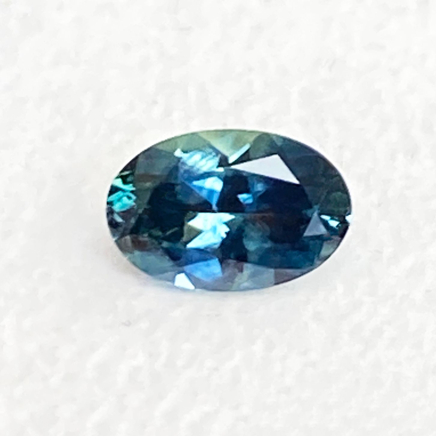 SAPPHIRE FACETED 0.93ct GREEN Green EC UNITEDSTATES HEATED