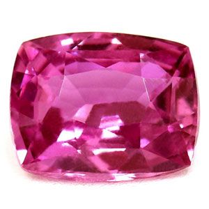 Szafir 1,51 ct, różowy, szlif cushion