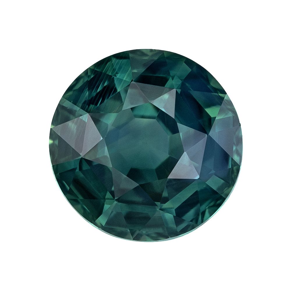 SAPPHIRE FACETED 3.05ct TEAL SI MADAGASCAR HEATED